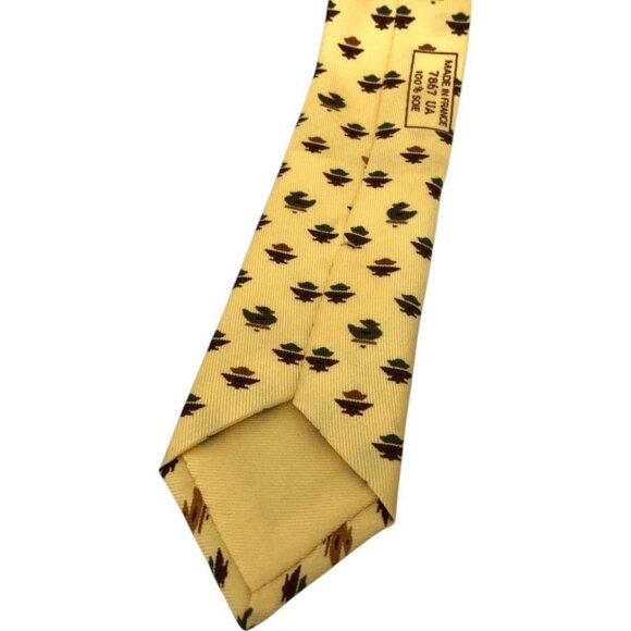 237133BR (S1) Hermes Tie Multicolor Silk - Picture 4 of 8